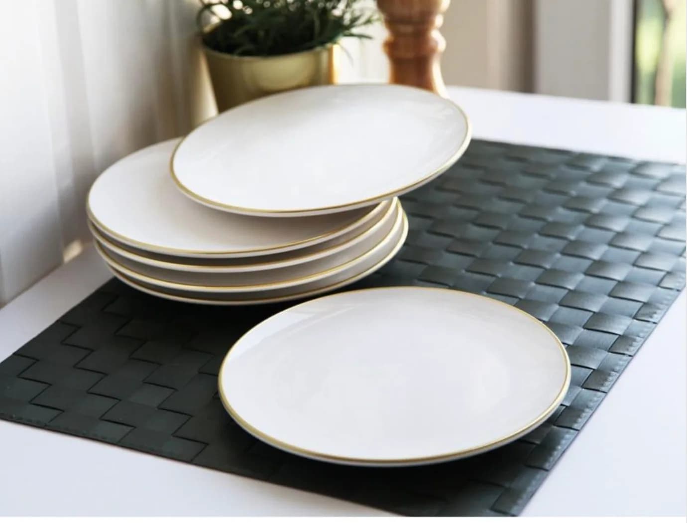طقم صحون صغير سيراميك 6 PCS