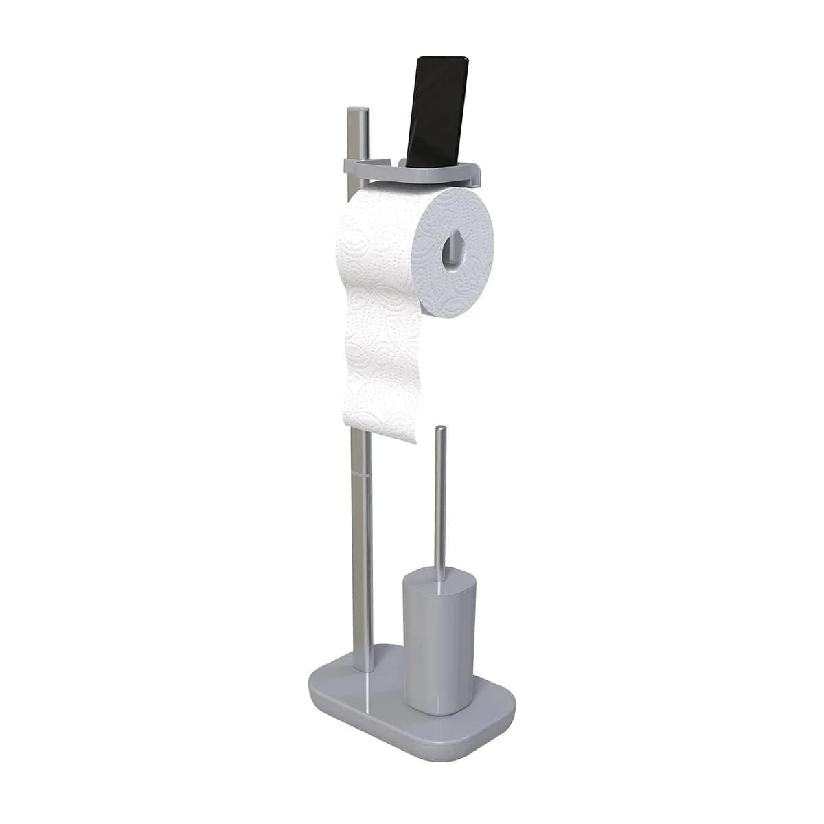 TOILET PAPER STAND WITH BRUSHED 2